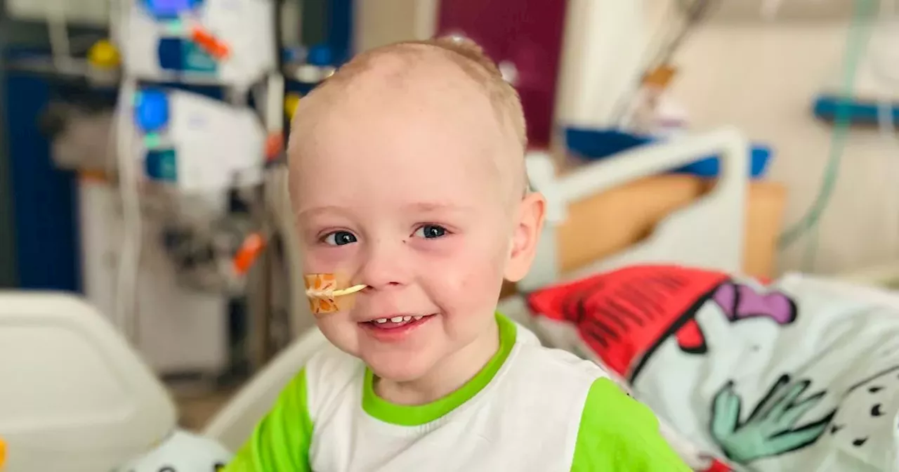 'Cheeky' toddler diagnosed with cancer after doctors thought it was constipation