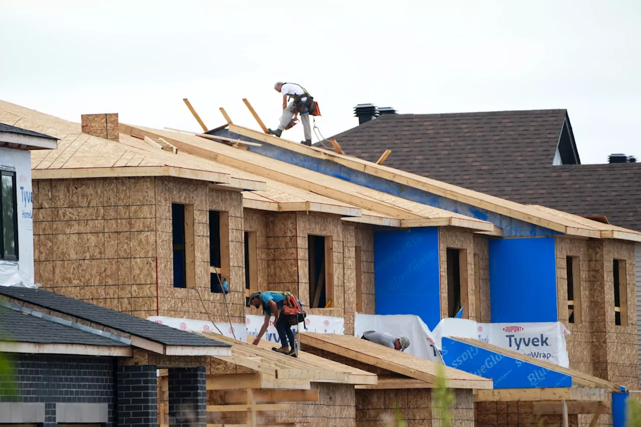 Higher interest rates resulted in 30,000 fewer housing starts in Canada last year, CMHC says