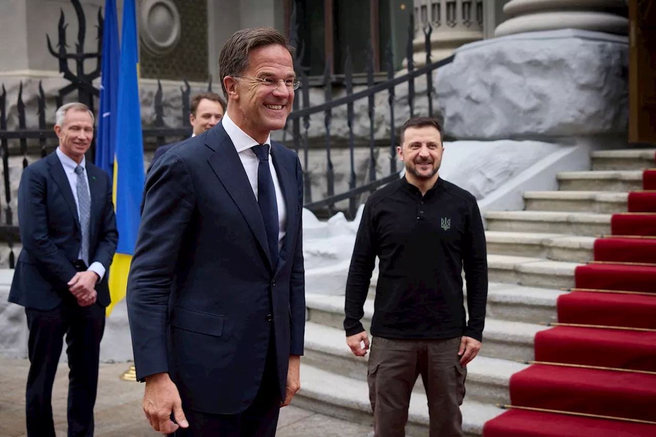 New NATO chief Mark Rutte visits Ukraine in his first trip since taking office