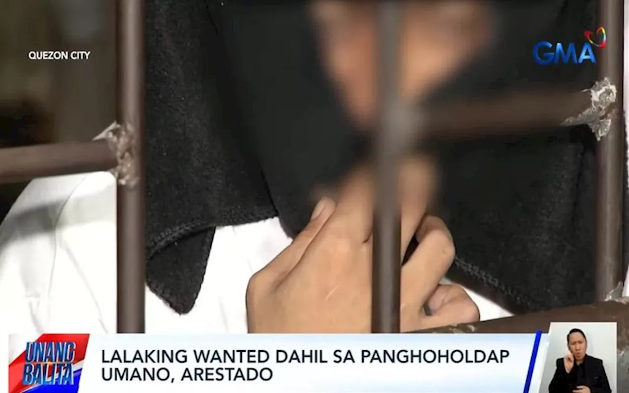 Lalaking wanted sa panghoholdap, arestado