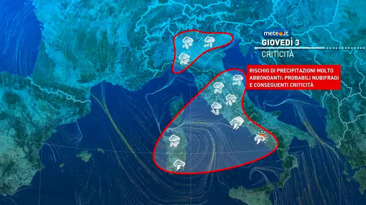 Schwere Unwetter drohen Italien