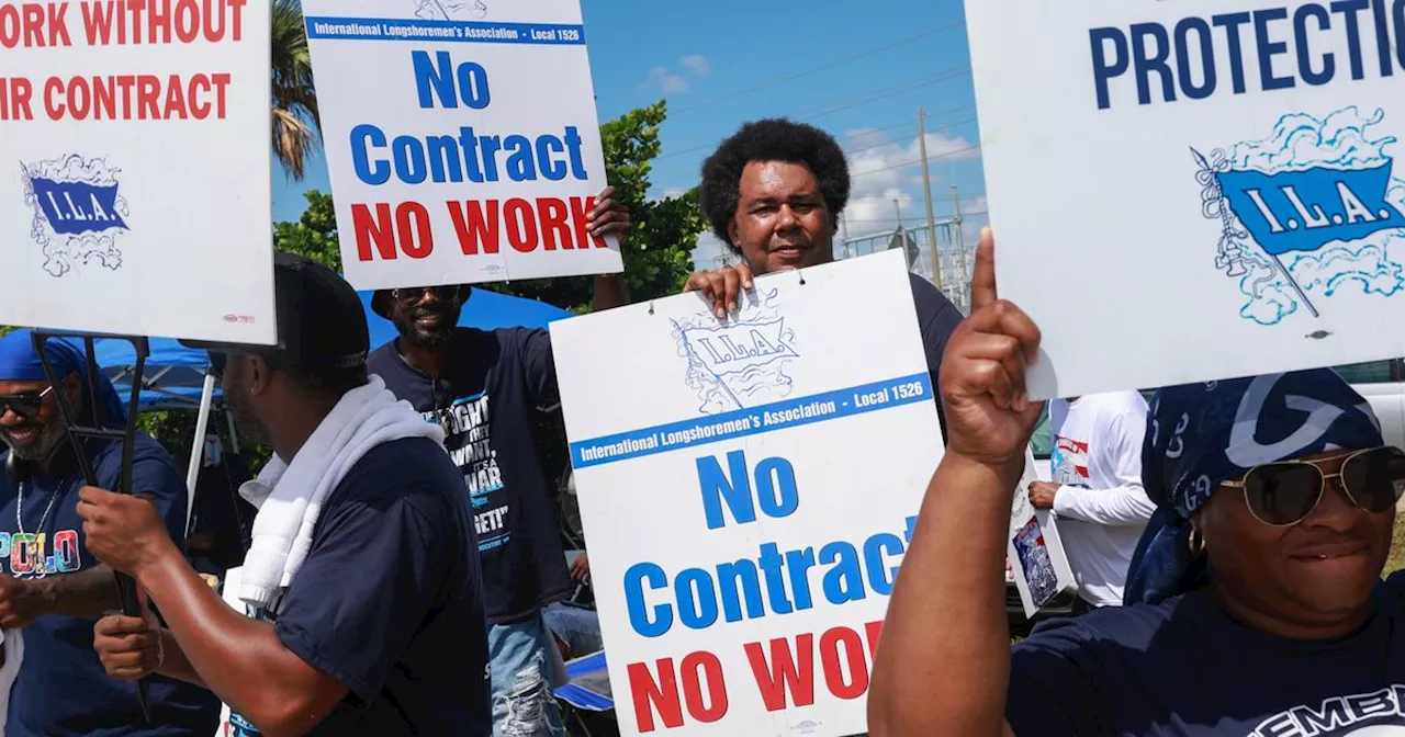 Dockworkers' Union To Suspend Strike Until Jan. 15 To Negotiate New Contract: AP Source