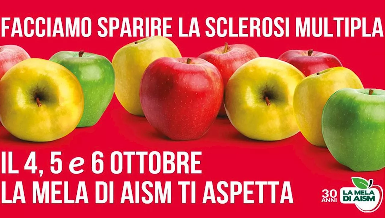 Dal 4 ottobre torna “La mela di Aism”