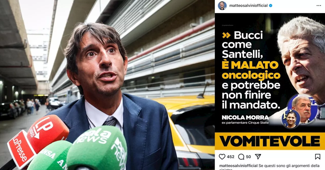 Donzelli contro Morra dopo l'intervista al Foglio: 'Sciacalli contro Bucci'. Salvini: 'Vomitevole'