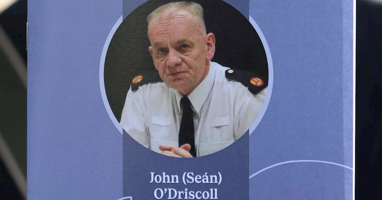 Son tells funeral of top Garda his Dad put '100%’ into everything he did in life