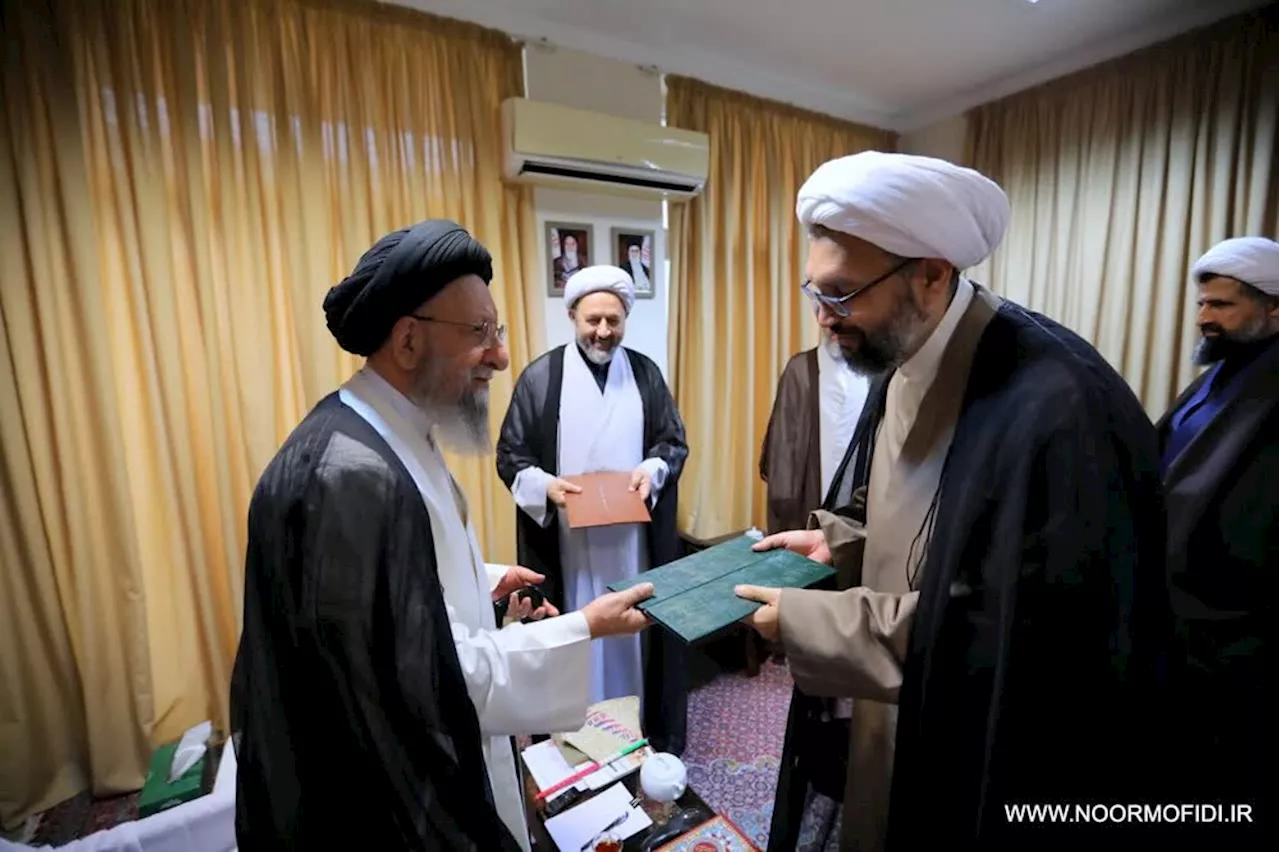 آیین معارفه امام جمعه جدید شهر انبارالوم با حضور آیت الله نورمفیدی