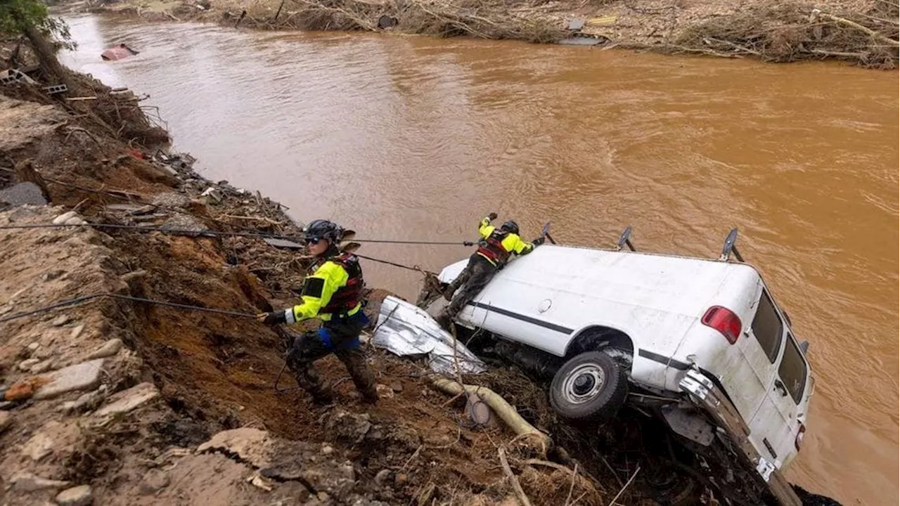 National Guard, rescue teams search for flood victims in North Carolina mountain town