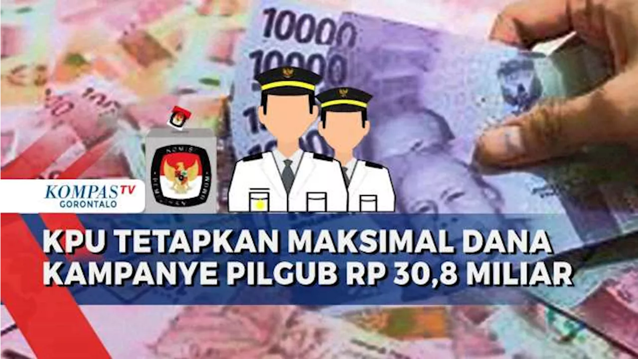 KPU Provinsi Gorontalo Tetapkan Batas Dana Kampanye Pilgub, Setiap Paslon Maksimal Rp.30,8 Miliar