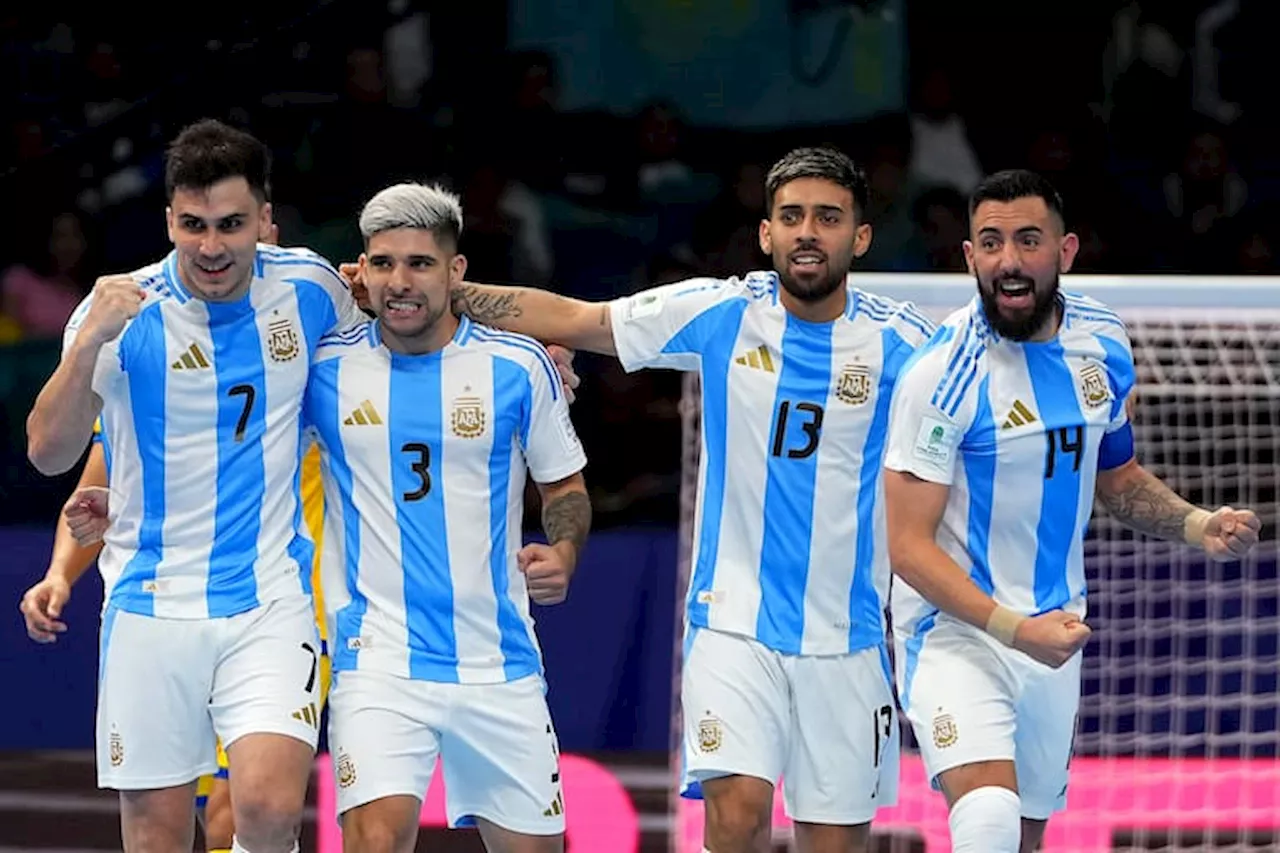 Argentina de futsal buscará la final contra Francia en el Mundial de Uzbekistán