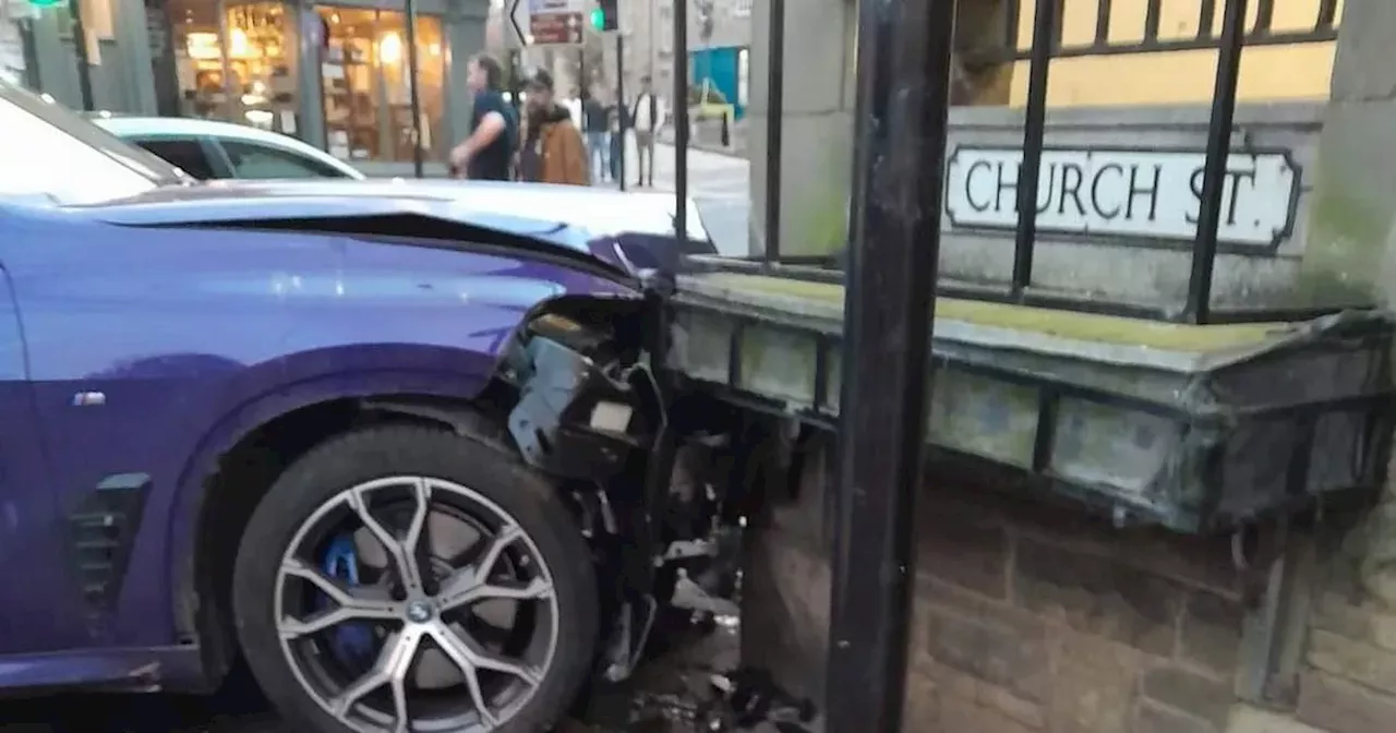 Multiple roads closed after dramatic crash in Lancaster city centre