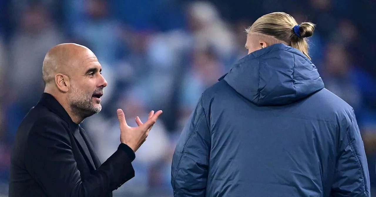 Man City bench points to Haaland disappointment after Guardiola shout