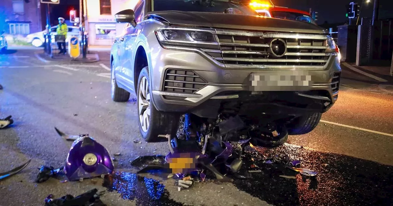 Unmarked Police Car Crashes into Motorbike During Chase in Westhoughton