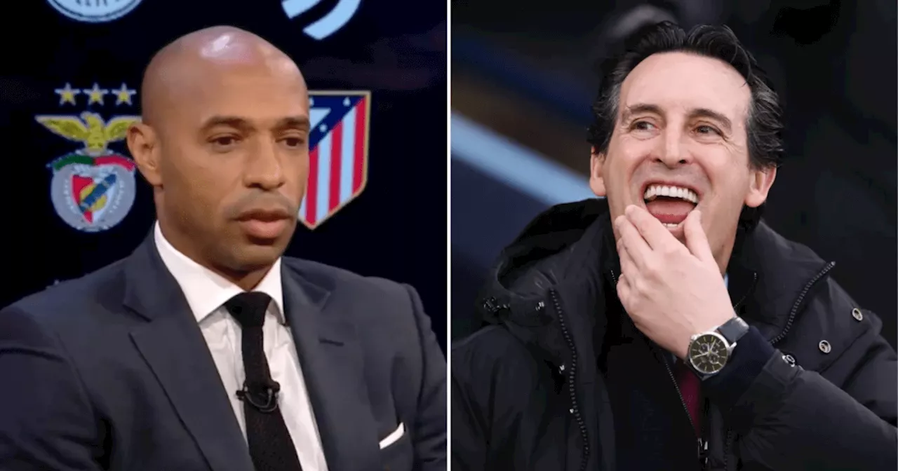 Thierry Henry says Arsenal made mistake with Aston Villa boss Unai Emery