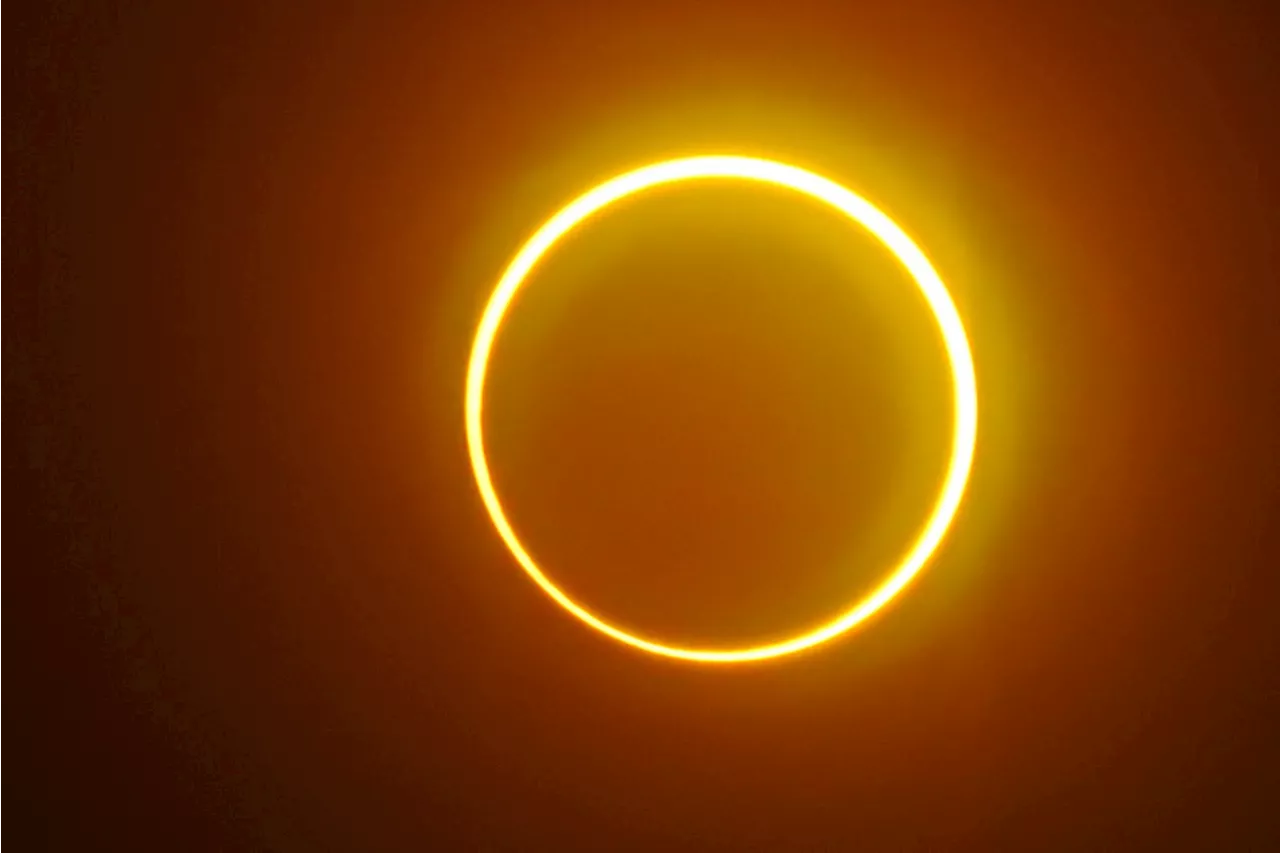 South America treated to rare 'ring of fire' eclipse