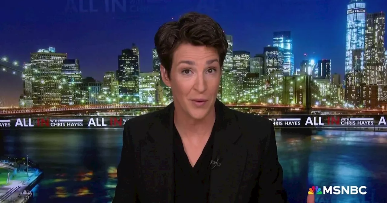 Maddow reacts to new Jack Smith evidence against Trump: 'Sent a chill down my spine’