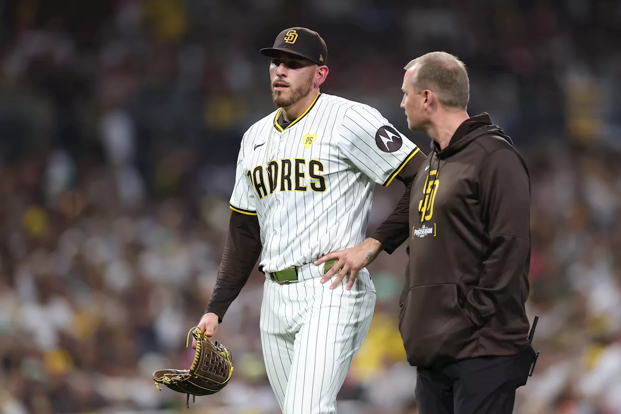 Joe Musgrove leaves Padres-Braves Wild Card game early with right elbow tightness