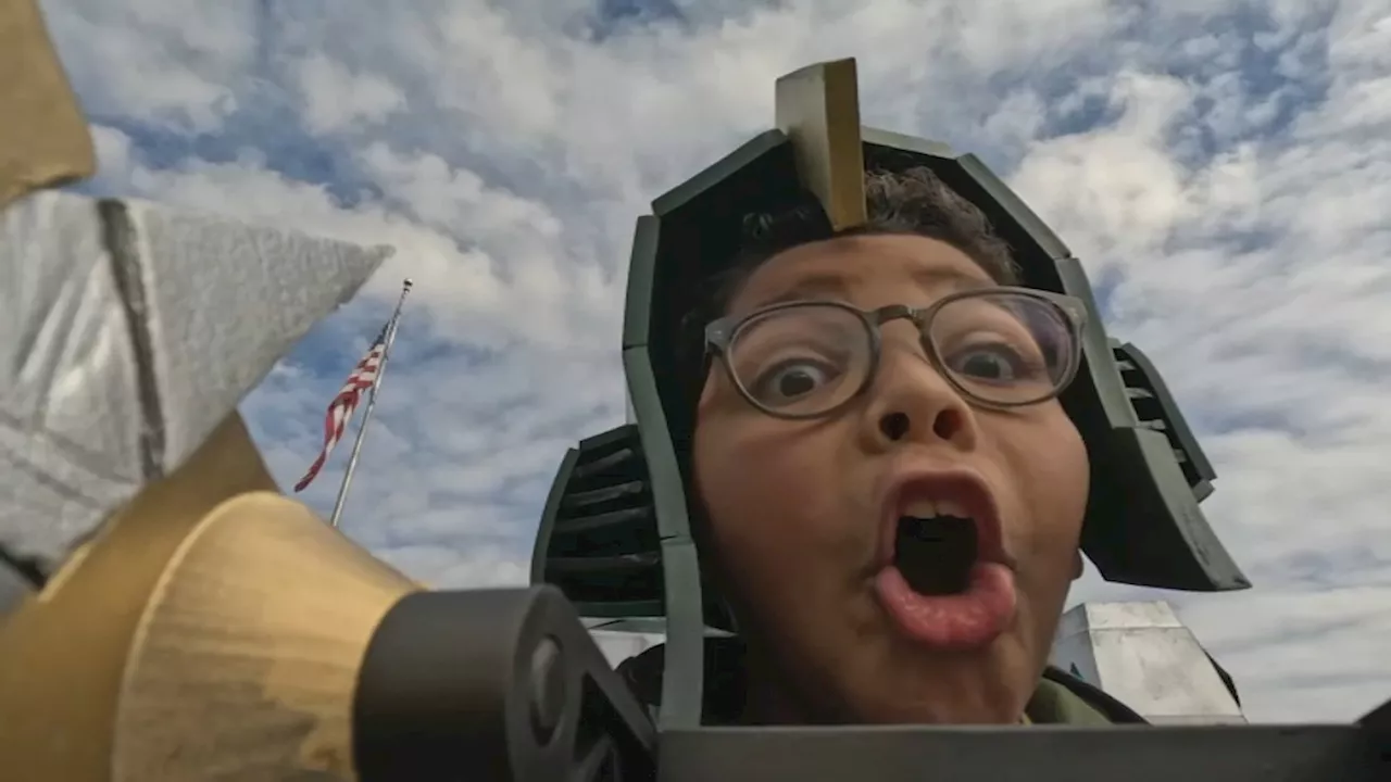 Boy With Spinal Muscular Atrophy Gets Transforming Robot Pterodactyl Costume For Halloween