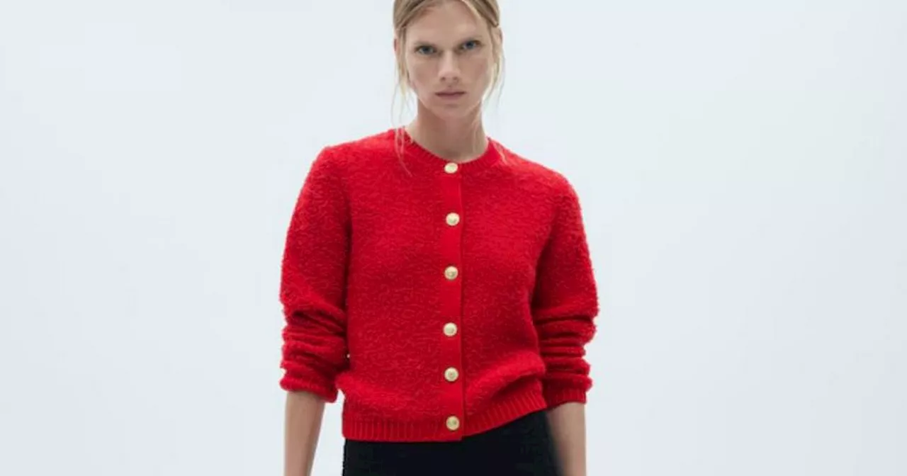 Mango's Chunky Knit Cardigan Is A Festive Must-Have For Autumn And Winter