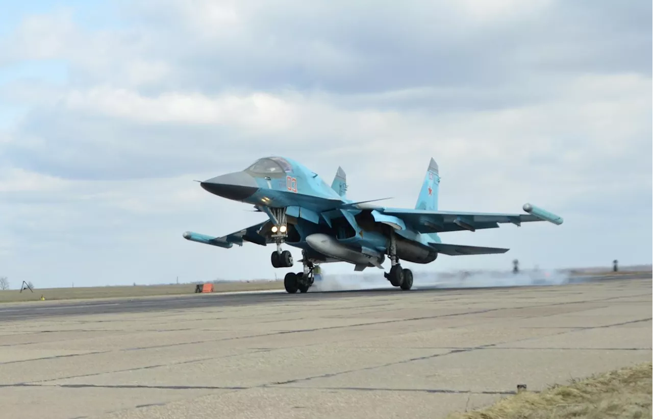 Ukraine Drones Strike Russian Airbase Hosting Russian Su-35 Jets