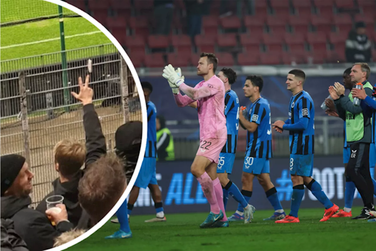 Eerst in de competitie, nu ook in de Champions League: Club Brugge-fans brengen nazigroet