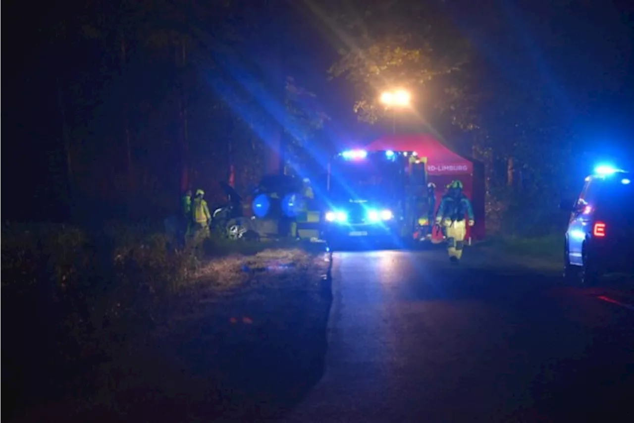 Twee jongemannen overleden na zware botsing tegen boom in Sint-Huibrechts-Lille