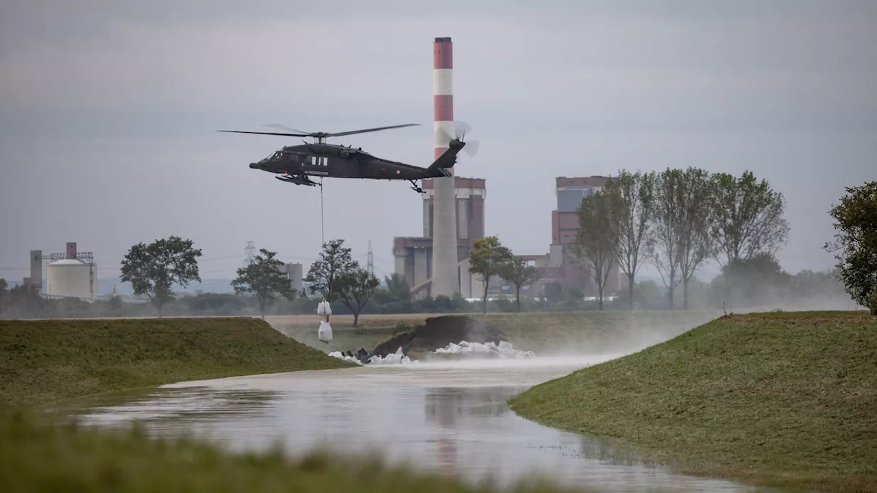 Dammbruch bei Müllverbrennungsanlage Dürnrohr: Bundesheer dichtes die Bruchstellen ab