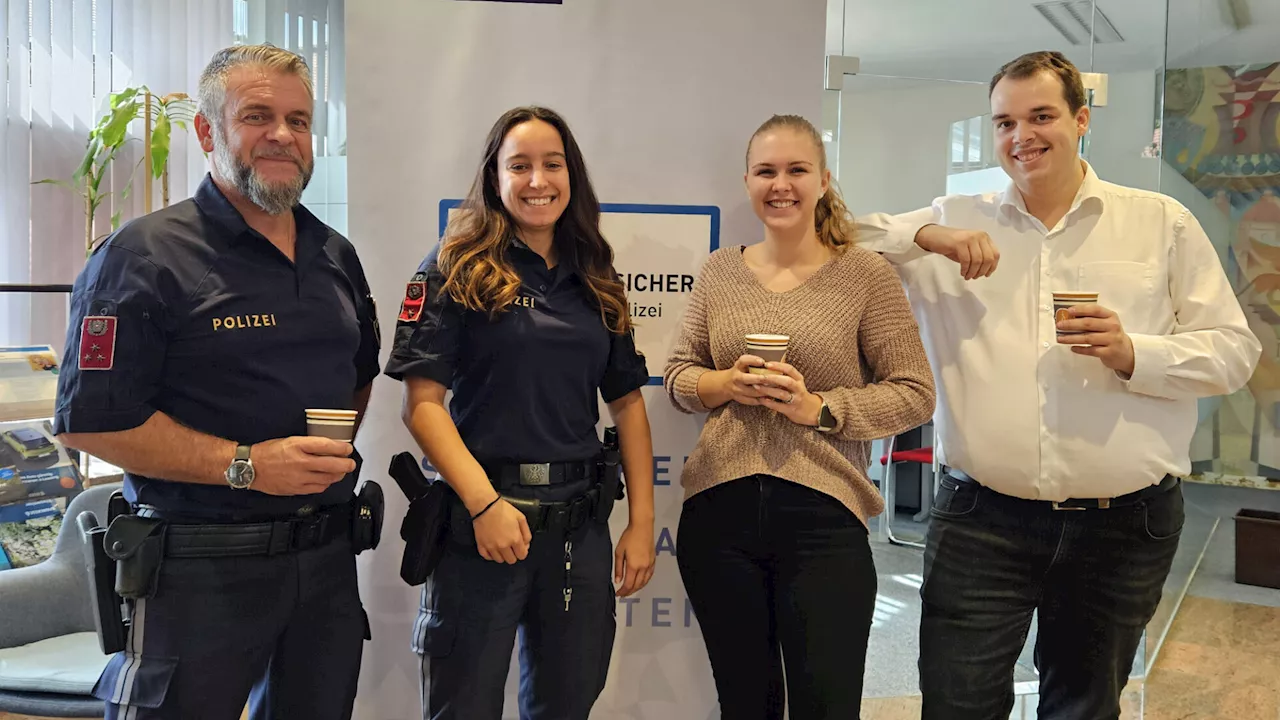 Pottenstein: „Coffee with Cops“ in der Sparkasse