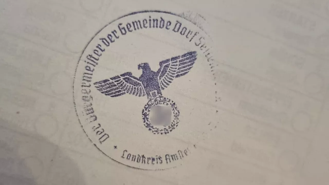 Wähler versah Stimmzettel mit Stempel aus der Nazi-Zeit