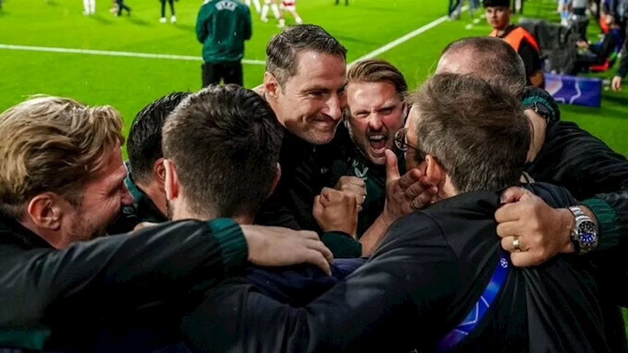 Feyenoord-coach Priske na eerste Champions League-zege: 'Niet mooi, wel belangrijk'