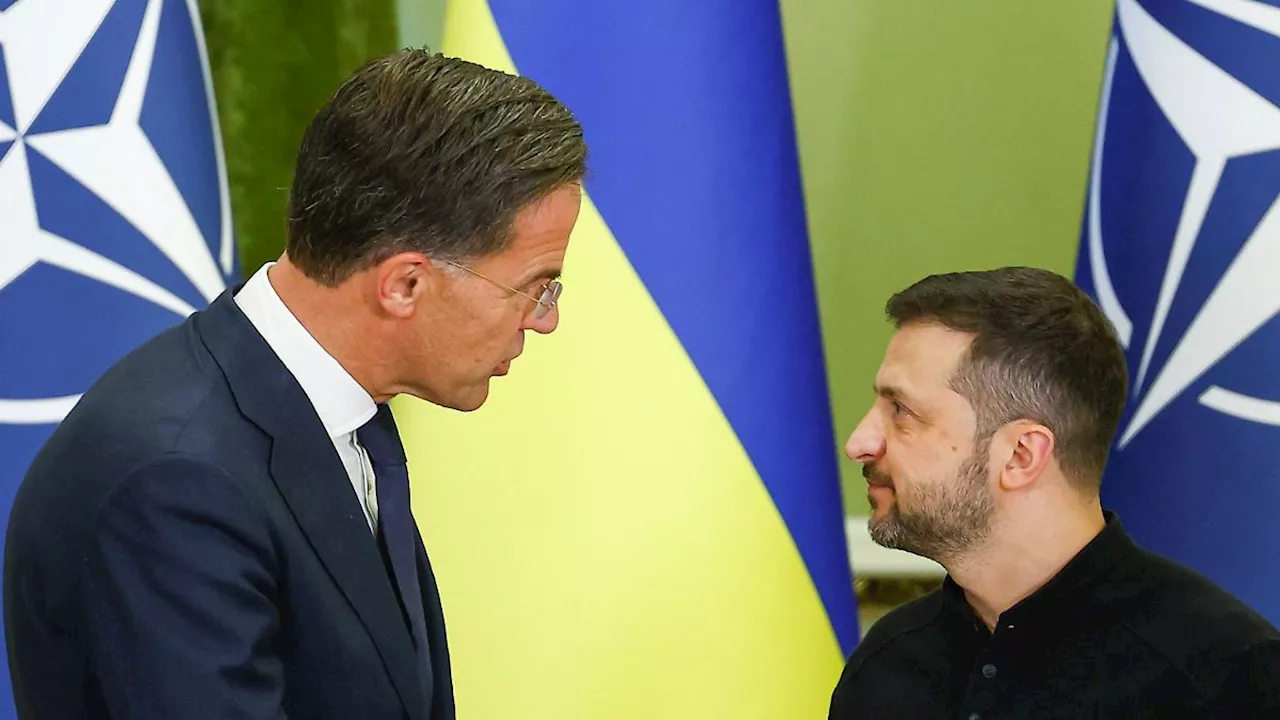 Ukraine unter Druck: Rutte besucht Kiew - Selenskyj kritisiert NATO-Partner