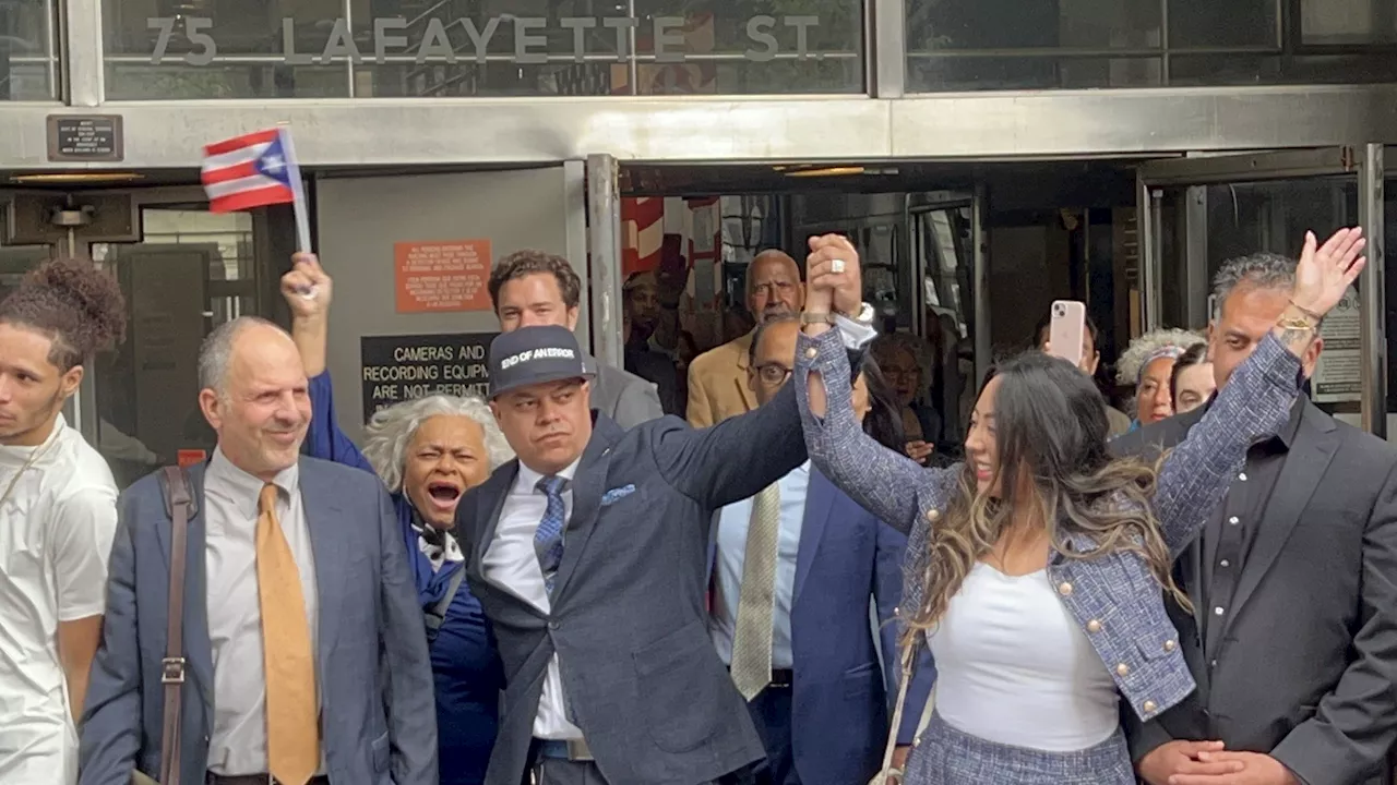 Innocent Man Freed: Puerto Rican Flags Fly High After Conviction Vacated