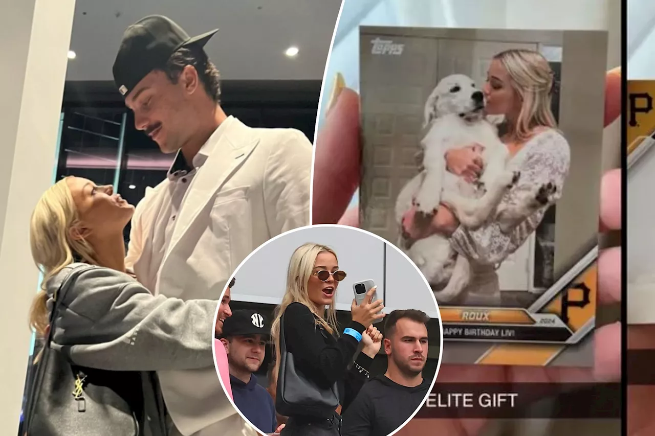 Livvy Dunne gets custom trading card from boyfriend Paul Skenes as birthday gift