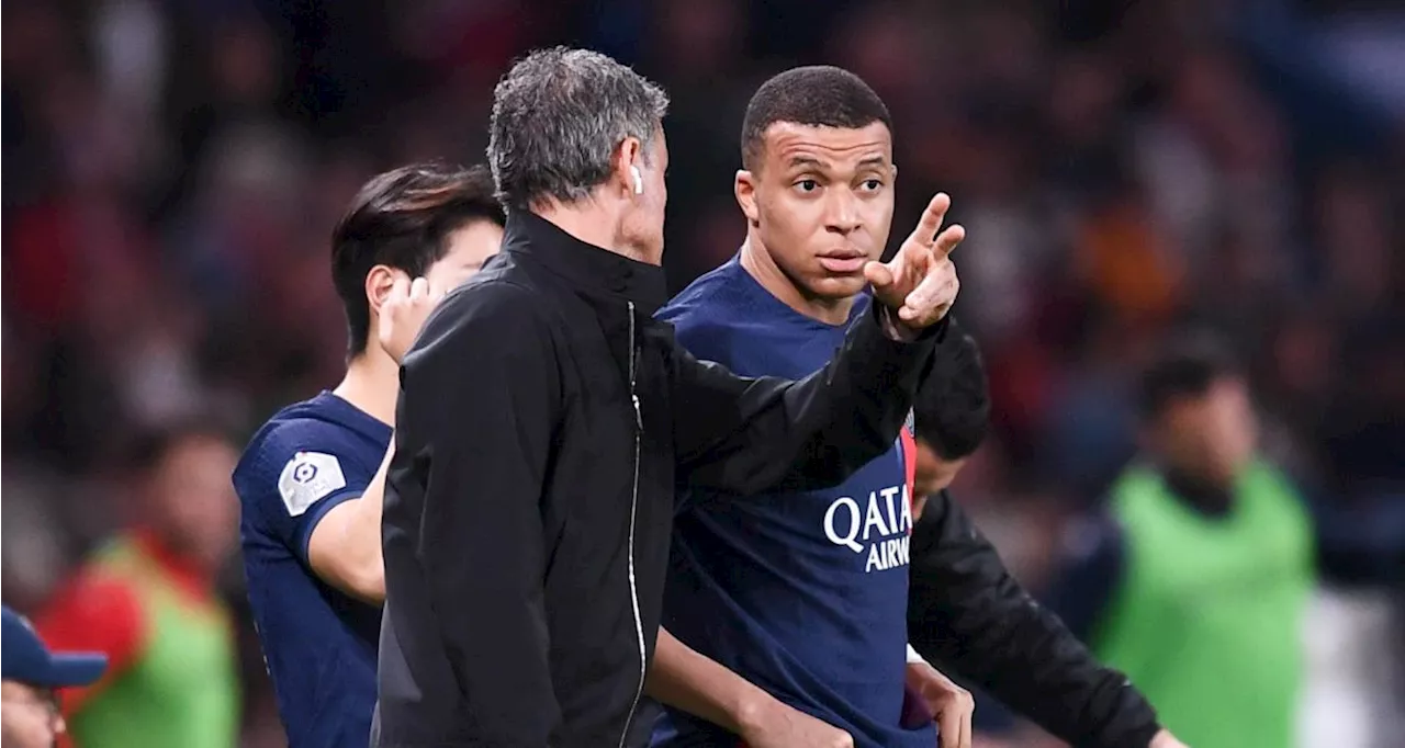 PSG : la séquence folle de Luis Enrique qui recadre Mbappé en privé