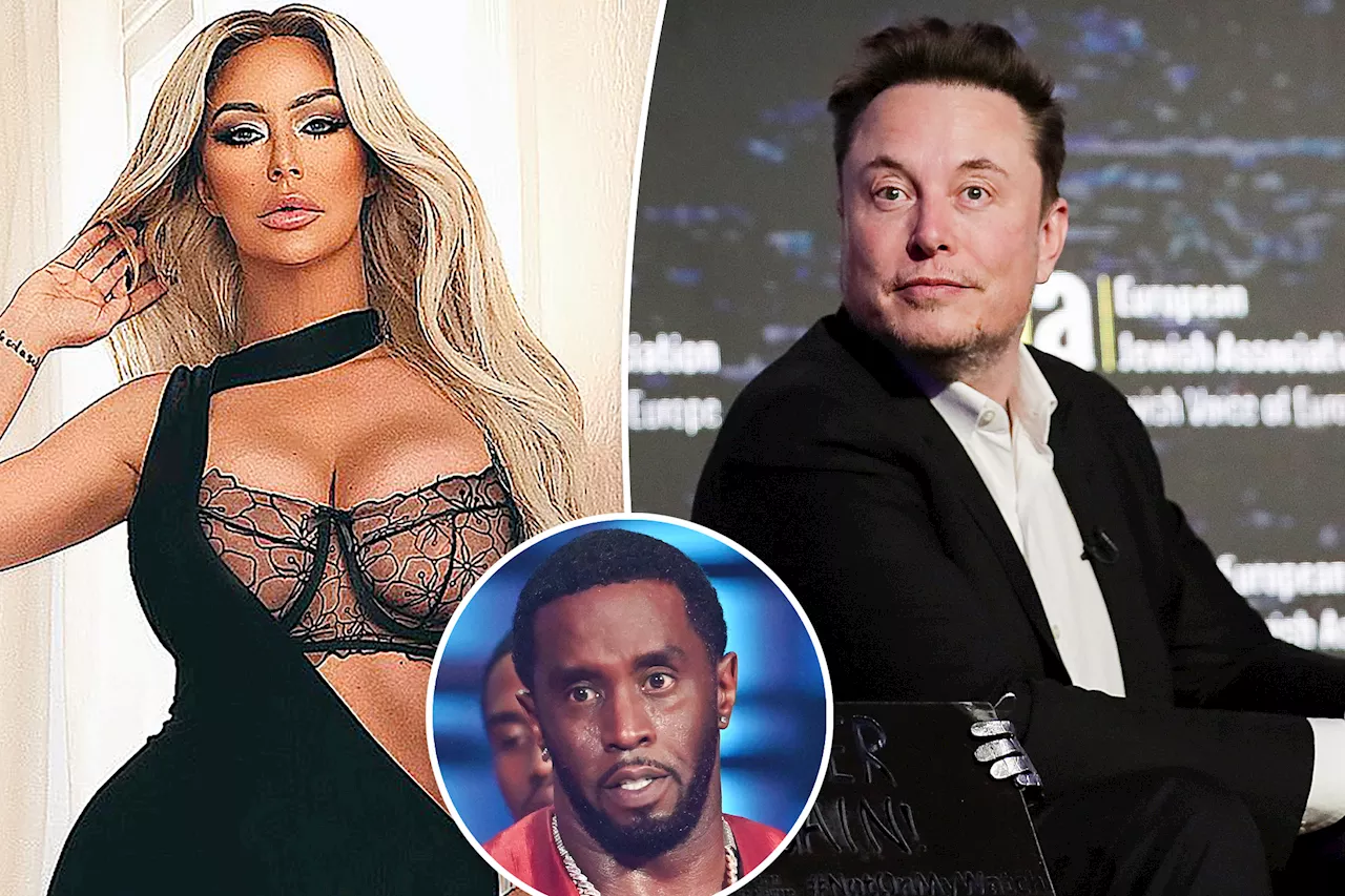 Aubrey O'Day implies Elon Musk's 'friends' knew about Sean 'Diddy' Combs allegedly abusing 9-year-old