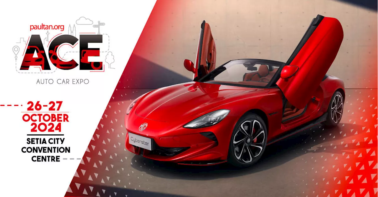 MG Cyberster to make special appearance at ACE 2024 – first public display of roadster with scissor doors!