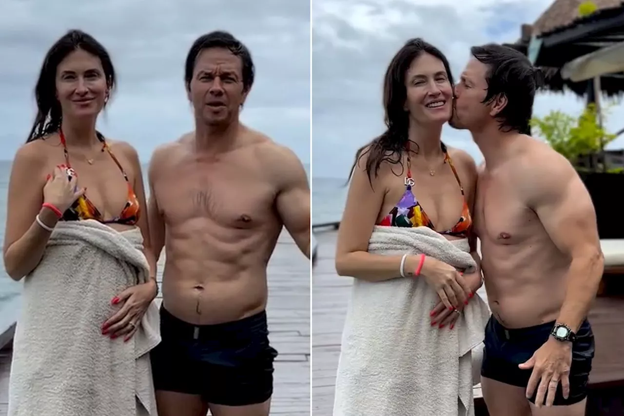 Shirtless Mark Wahlberg Shows Sweet PDA with Wife Rhea During ‘Beautiful’ Family Vacation in Fiji