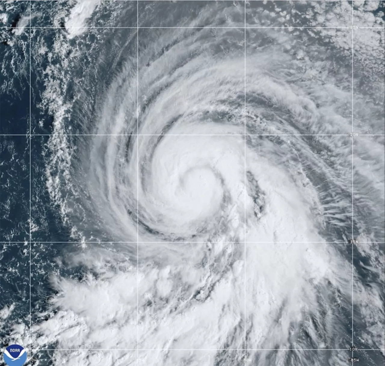 Hurricane Kirk strengthens into a Category 3 storm in the Atlantic