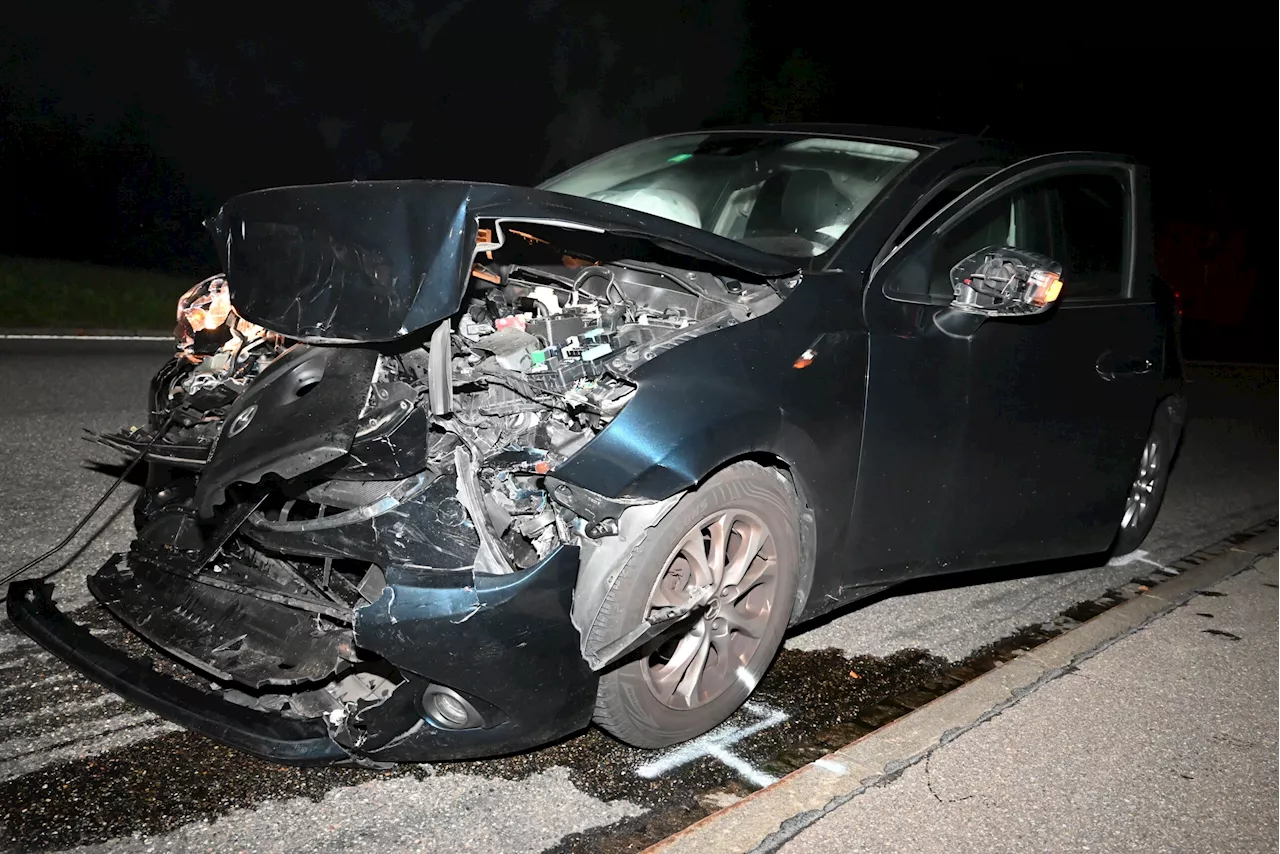 Eggersriet SG: Frontalkollision zwischen zwei Autos