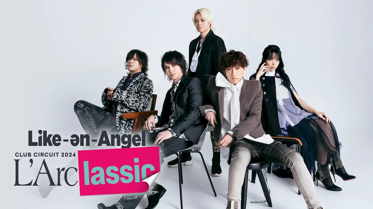 L'Arc～en～Cielのtetsuya率いる'Like～an～Angel'初のツアー「CLUB CIRCUIT 2024 L'Arclassic」の模様をU-NEXTにて独占ライヴ配信決定！