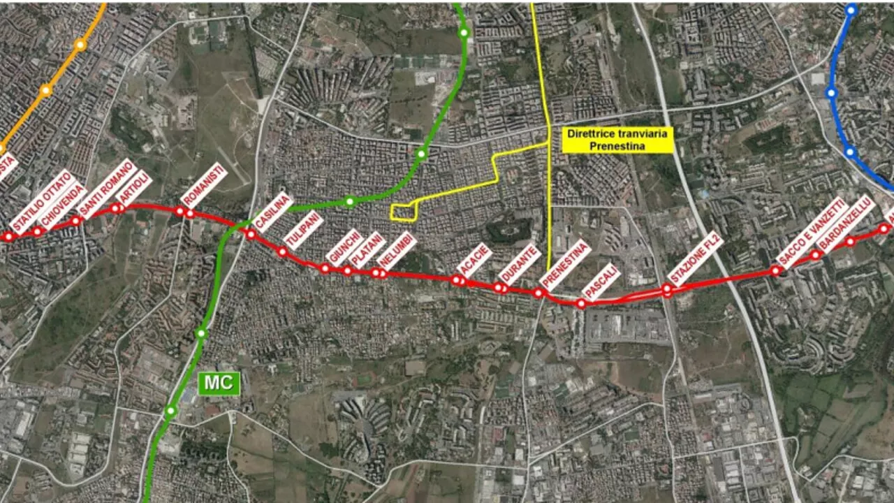 Al via i lavori della tranvia Togliatti voluta dall'ex sindaca Virginia Raggi