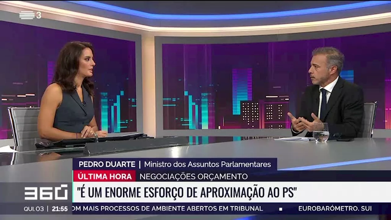 'Acredito que esta contraproposta é irrecusável', afirma o ministro dos Assuntos Parlamentares