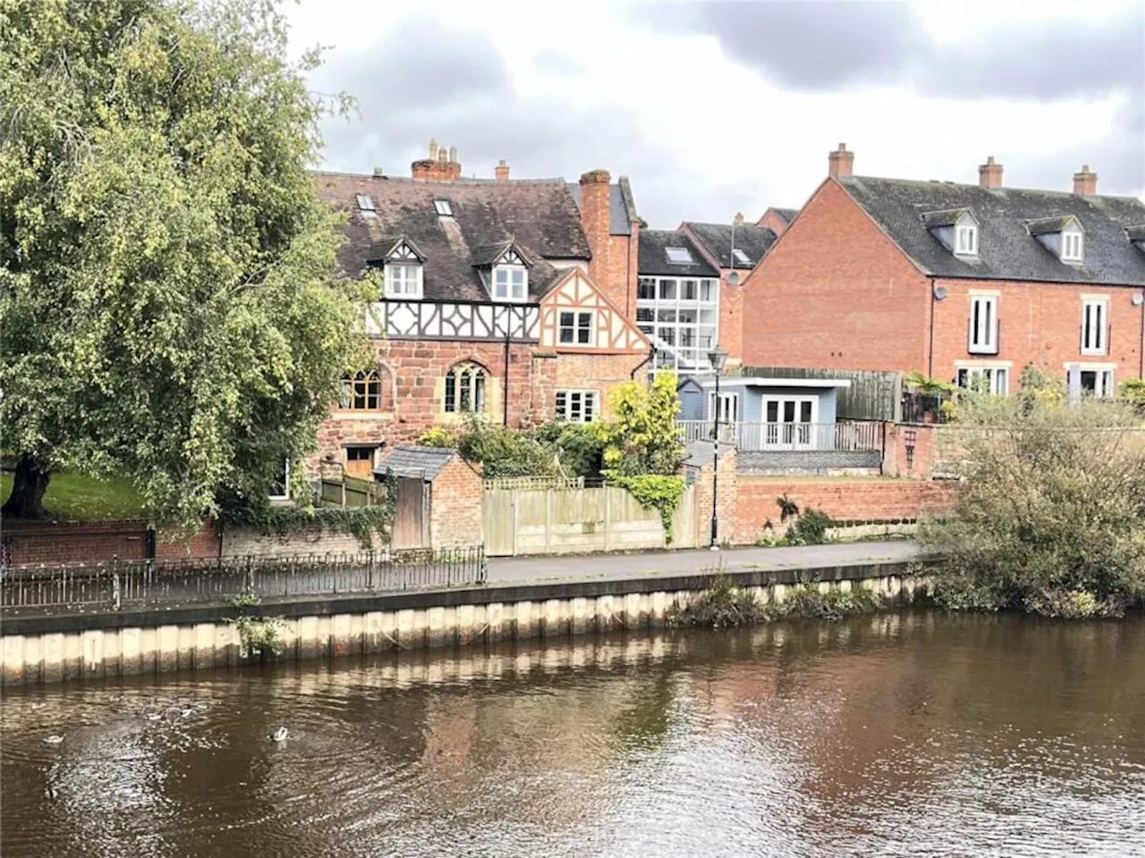 Historic Shrewsbury townhouse overlooking the River Severn hits the market