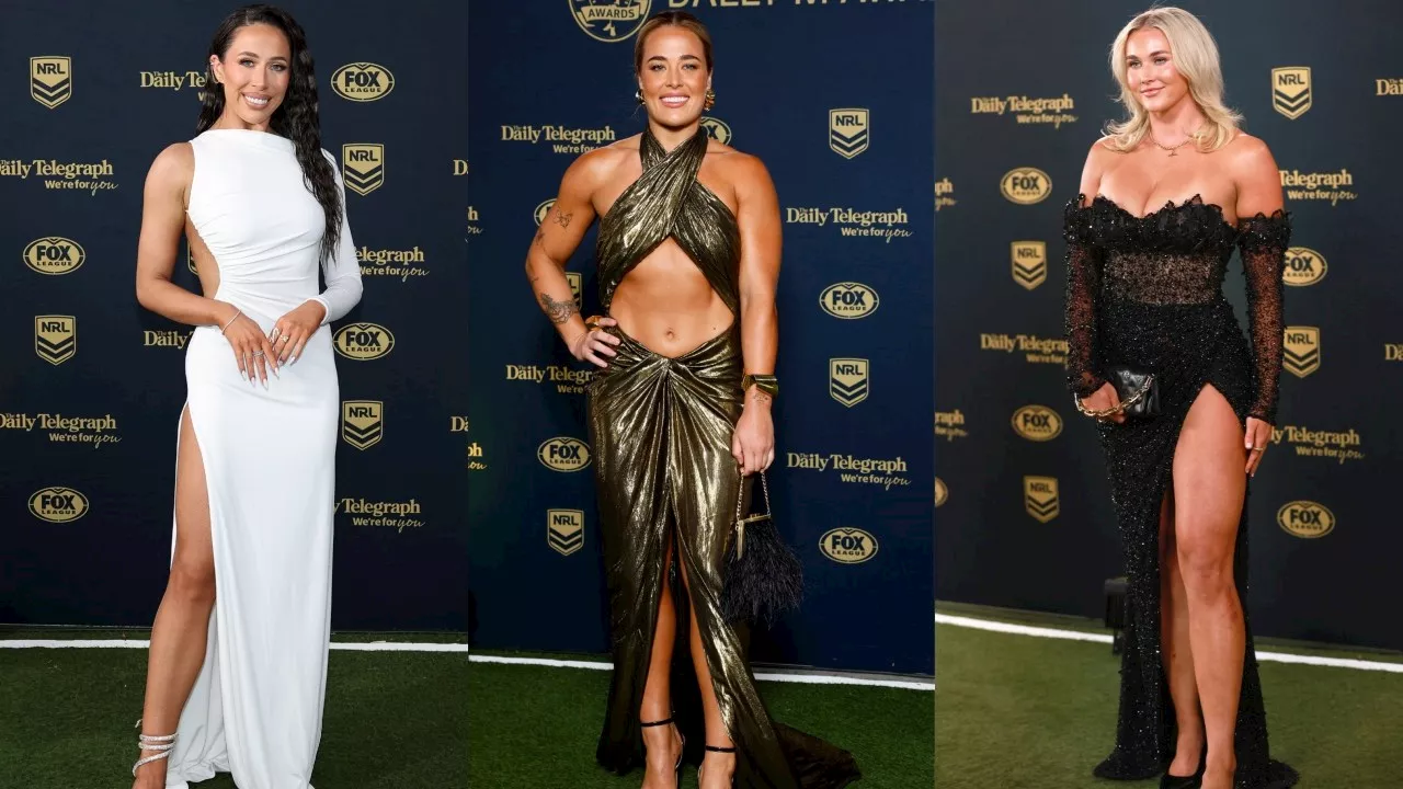 2024 Dally M Awards: NRL players and WAGS turn heads in revealing gowns