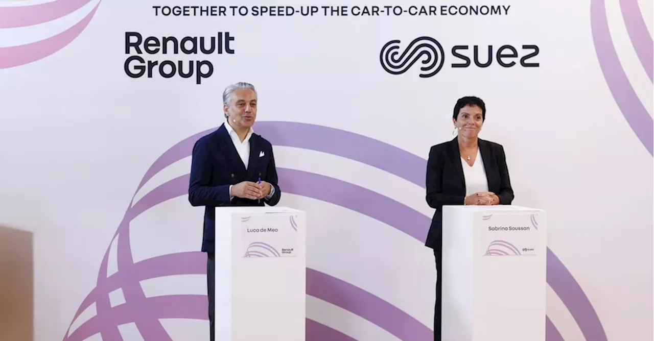 Auto e transizione, Renault si allea con Suez nel business del riciclo