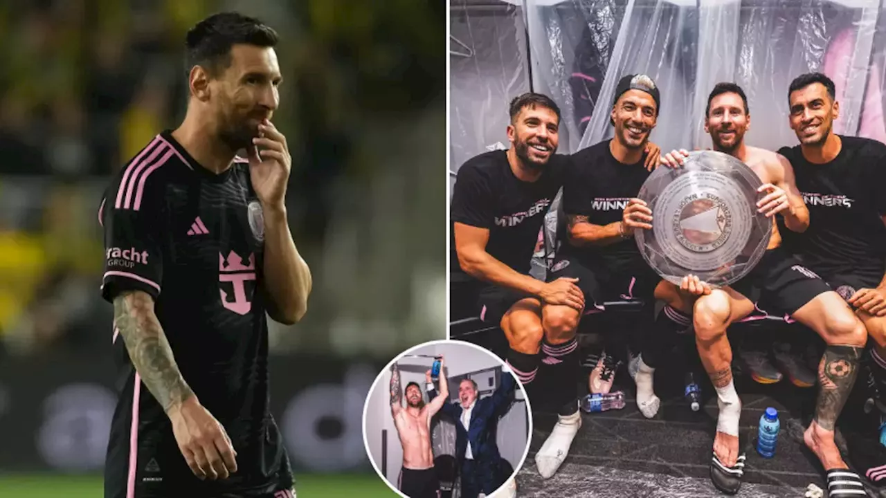 MLS issue response amid claims Lionel Messi 'broke rule' during Inter Miami dressing room celebrations