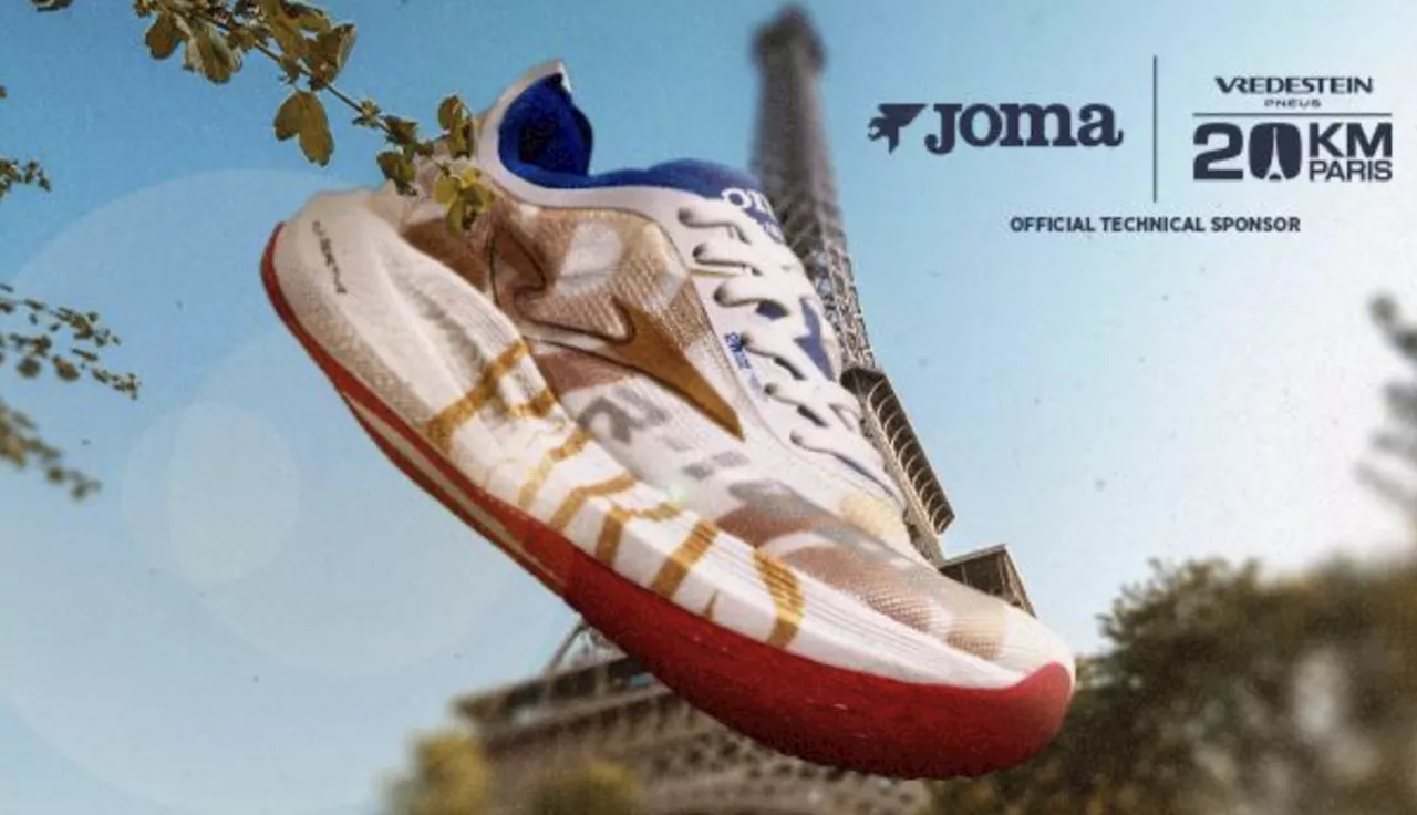 Joma presenta las zapatillas oficiales para la 20K de París 2024