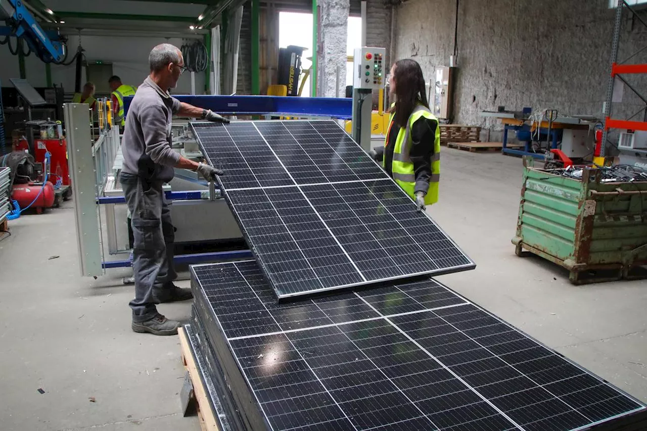 Innov’Climat : Envie 2E Aquitaine délamine les panneaux solaires pour un recyclage à 95 %