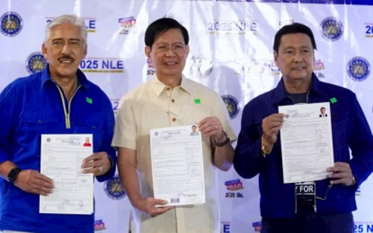 Lacson, Sotto III, Lapid File COCs For 2025 Senate Race