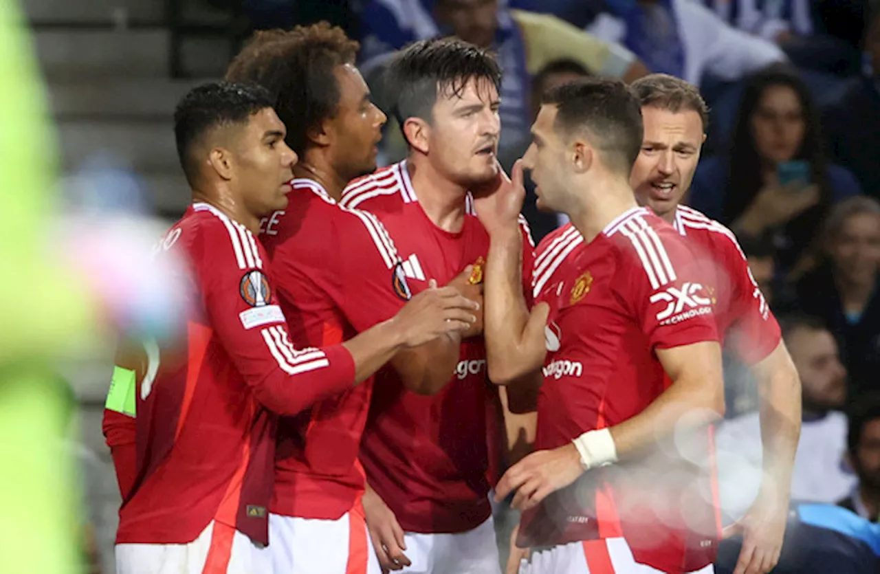 Late Maguire equaliser rescues 10-man Man United after dropping two-goal lead