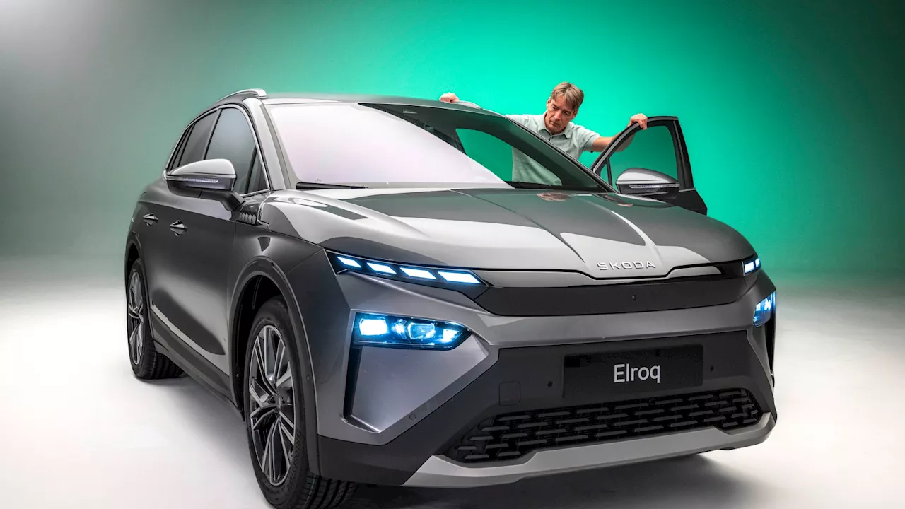 First Look at Smooth and Sleek Skoda Elroq EV That's Packed with Fancy Equipment and Costs £7k Less Than Sister Model, Škoda